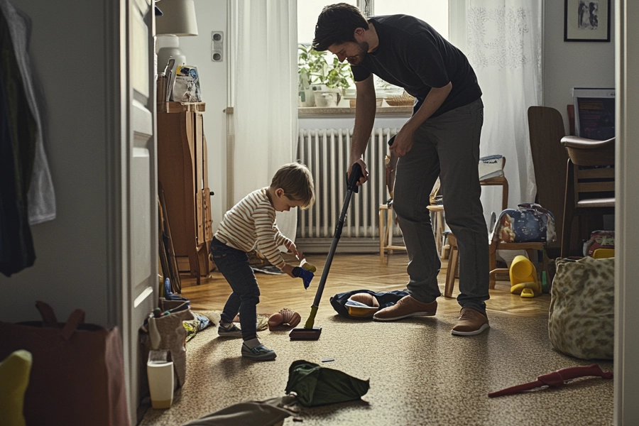 Battery-Powered Spin Mop